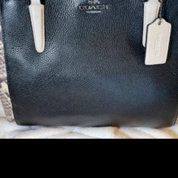 COACH NWT LEATHER AND SNAKESKIN HANDBAGS - Picture 2 of 16